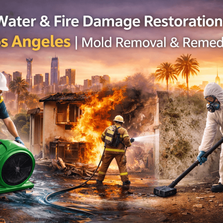 Water and mold damage restoration