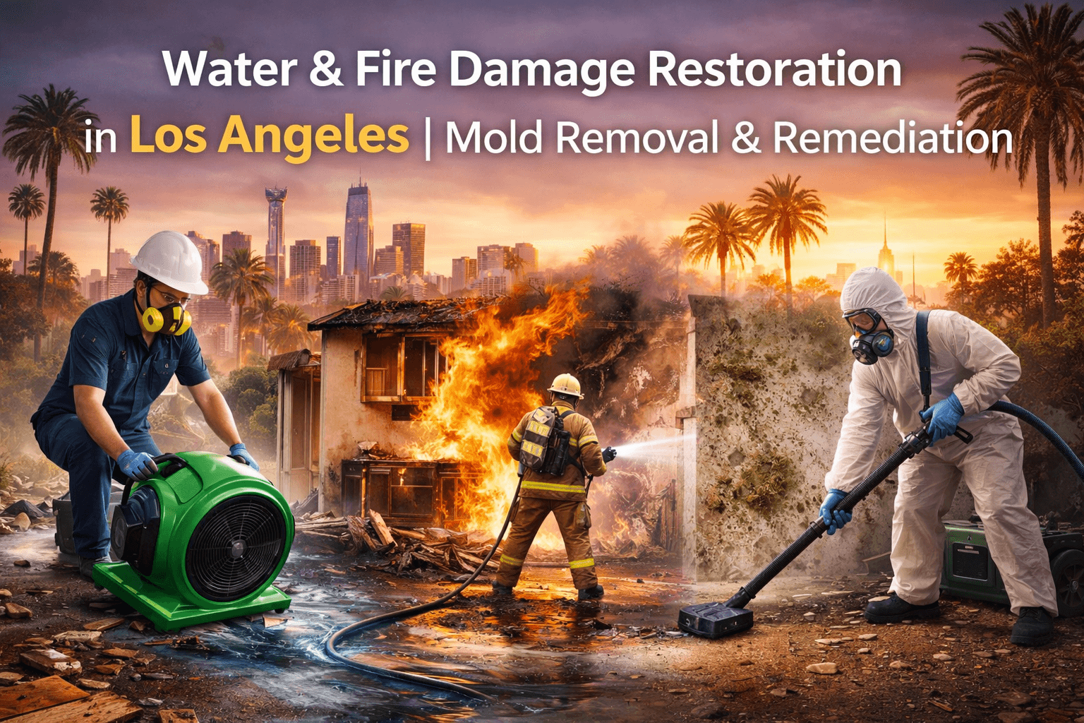 Water and mold damage restoration